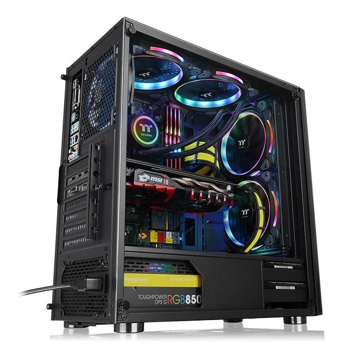 Thermaltake V200 TG RGB Edition dėklas (CA-1K8-00M1WN-01)