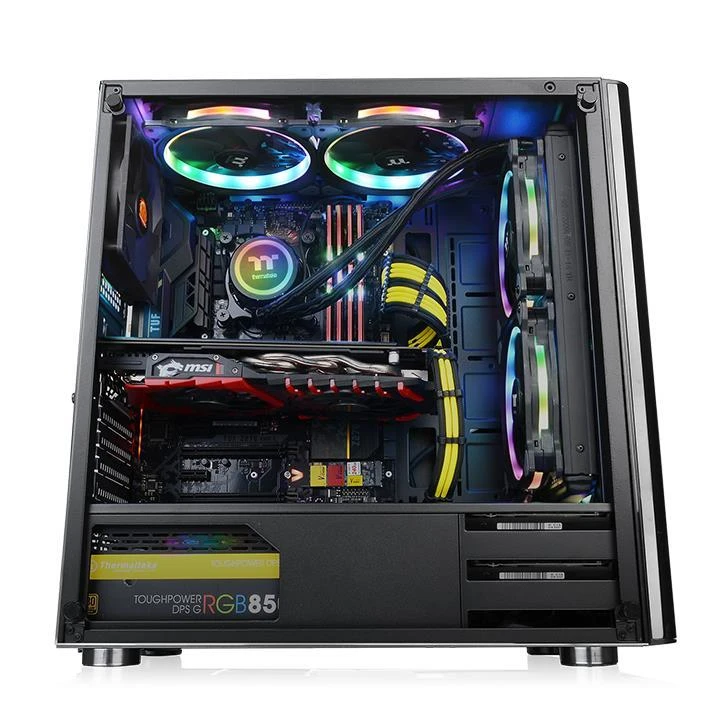 Thermaltake V200 TG RGB Edition dėklas (CA-1K8-00M1WN-01)