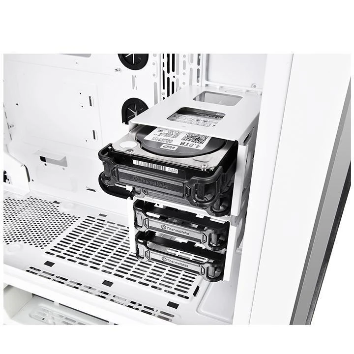 Thermaltake View 71 Riing grūdintas stiklas, sniegas