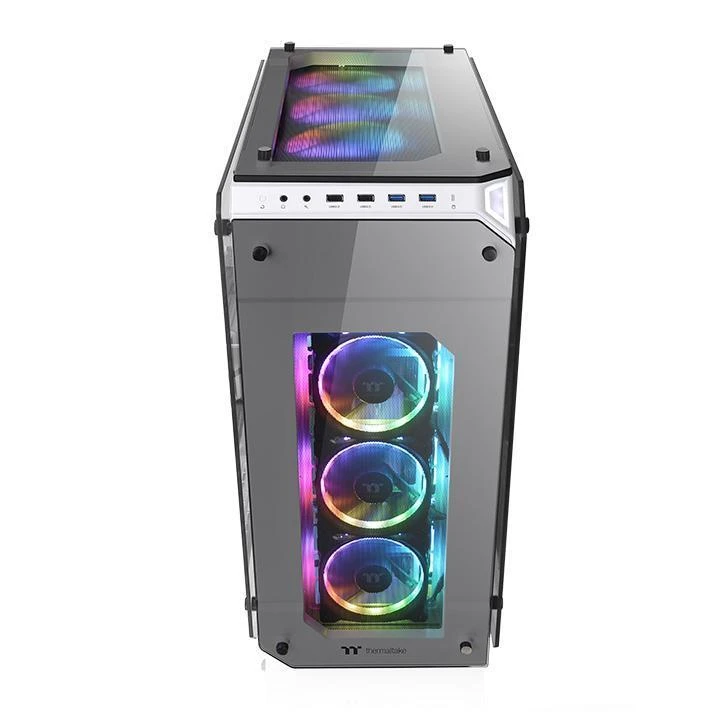 Thermaltake View 71 Riing grūdintas stiklas, sniegas