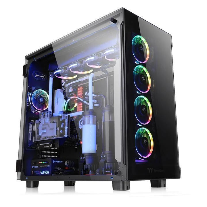 Korpusas Thermaltake View 91 RGB TG CA-1I9-00F1WN-00 (ATX, Extended ATX, Micro ATX, Mini ITX, XL-ATX, juodos spalvos)