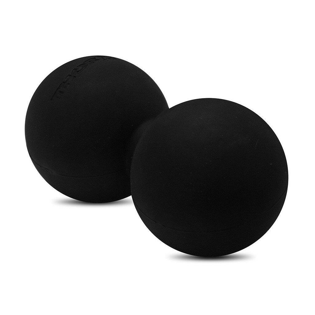 Guminis kamuolys Thorn Fit Lacrosse ball double juoda
