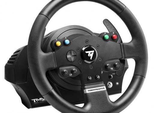 Žaidimų vairas THRUSTMASTER TMX FFB/4460136, Juodos spalvos
