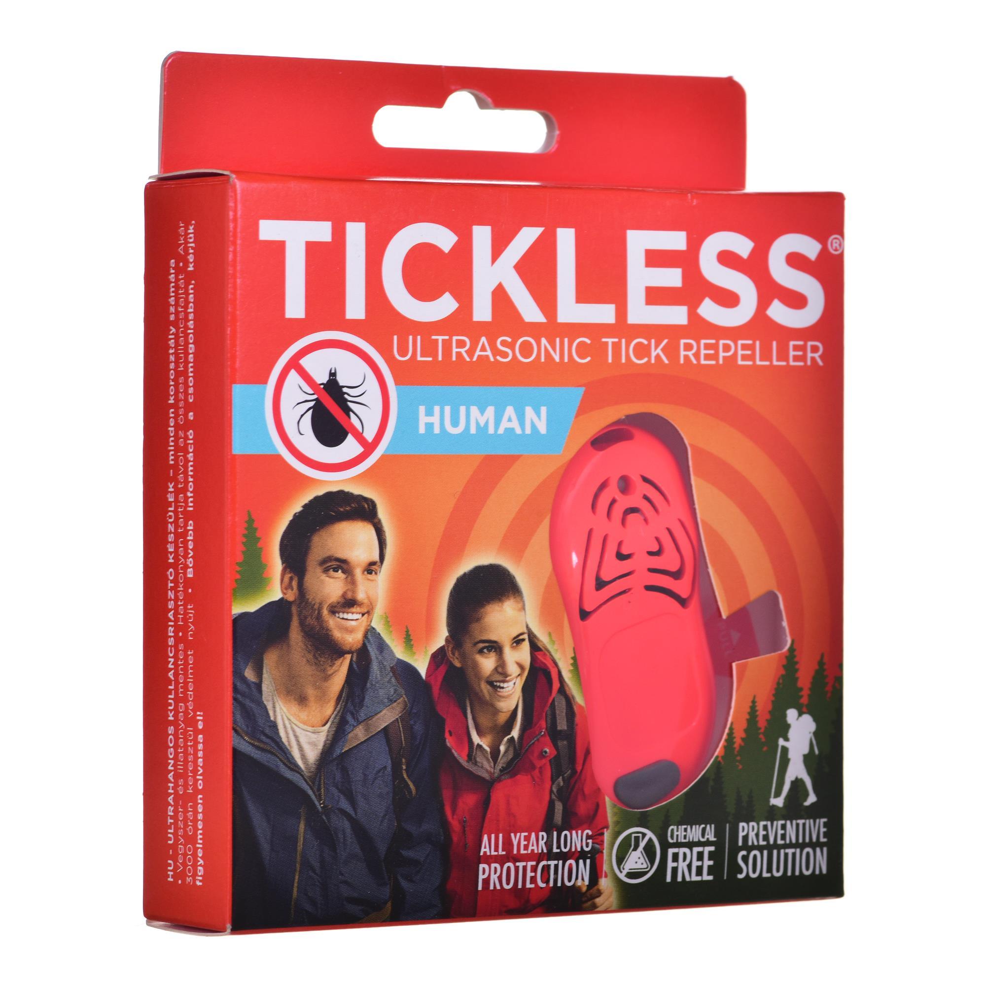 Protectone TickLess Human ultragarsinis žmonių pakabukas nuo erkių ir blusų oranžinis
