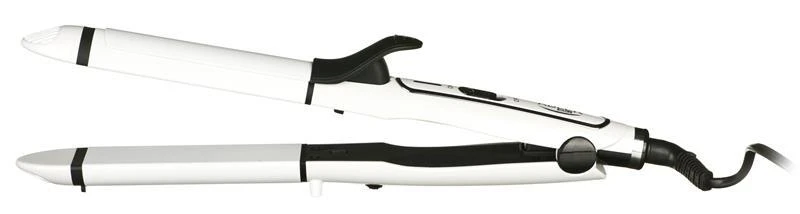 Adler | Hair straightener 2 in 1 | AD 2104 | Garantija 24 mėn. | Ceramic heating system | 50 W | Baltas