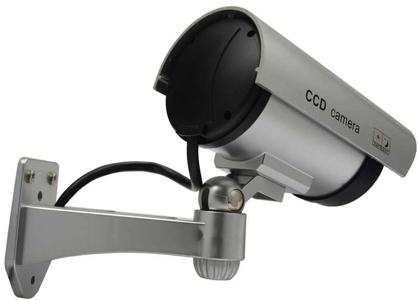 Atrapa MACLEAN IR1100 S CE IR1100S apsaugos kamera Dummy IR LED sidabrinis