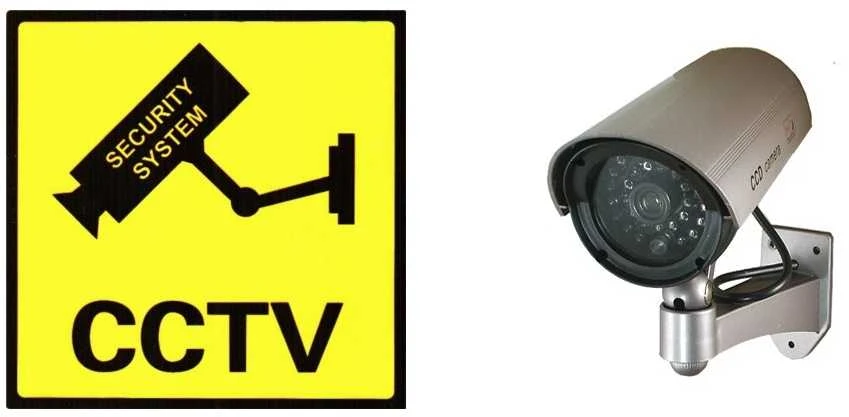 Atrapa MACLEAN IR1100 S CE IR1100S apsaugos kamera Dummy IR LED sidabrinis