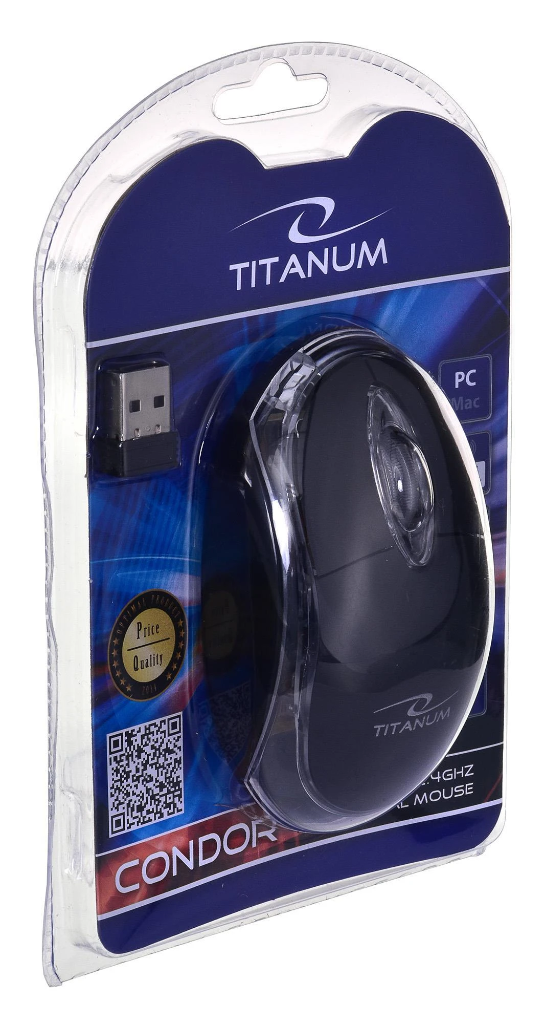 Titanum Bevielė optinė pelė USB Esperanza