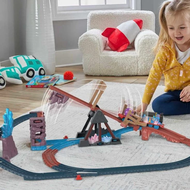 THOMAS & FRIENDS Rinkinys „Kristalų urvo nuotykiai“ aprašymas - Prekės nuotrauka