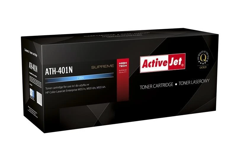 Toneris ActiveJet ATH-401N | Žydra spalva | 6000 psl. | HP CE401A (507A)