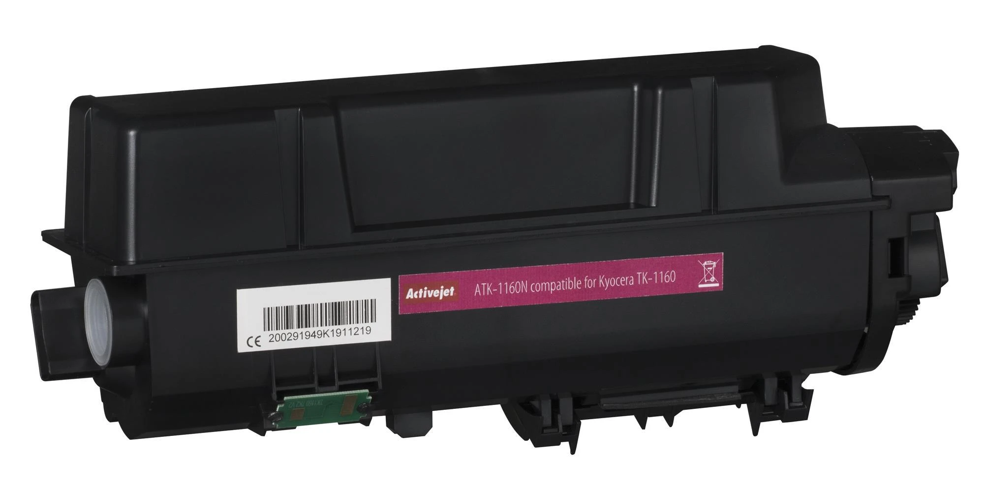 Toneris Activejet ATK-1160N (replacement Kyocera TK-1160, Supreme, 7200 pages, juodas)