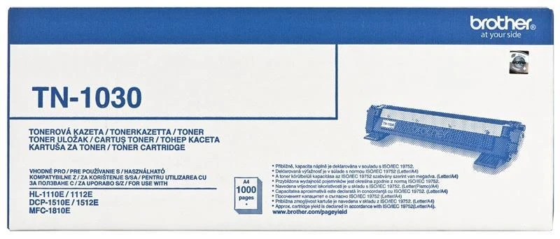 Toneris Brother TN1030 Juodas | 1000 pgs | DCP-1510E/DCP-1512E/HL-1110E/HL-11