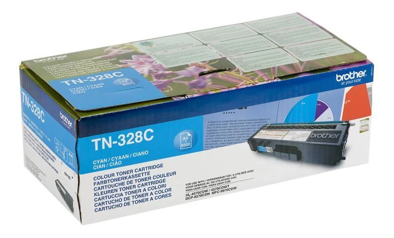 BROTHER TN-328C TONERIS S.HIGH CYAN 6000P