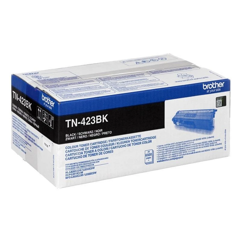 BROTHER TN-423BK Juodas HIGH YIELD TONER, 6,500P