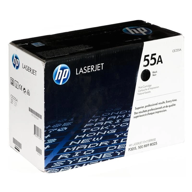 „Hewlett Packard“ (HP) „HP Toneris Juodas 55A“, skirtas P3015 LaserJet (6 000 puslapių)