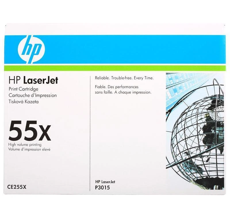 „Hewlett Packard“ (HP) „HP Toneris Juodas 55X“, skirtas P3015 LaserJet (12 500 puslapių)
