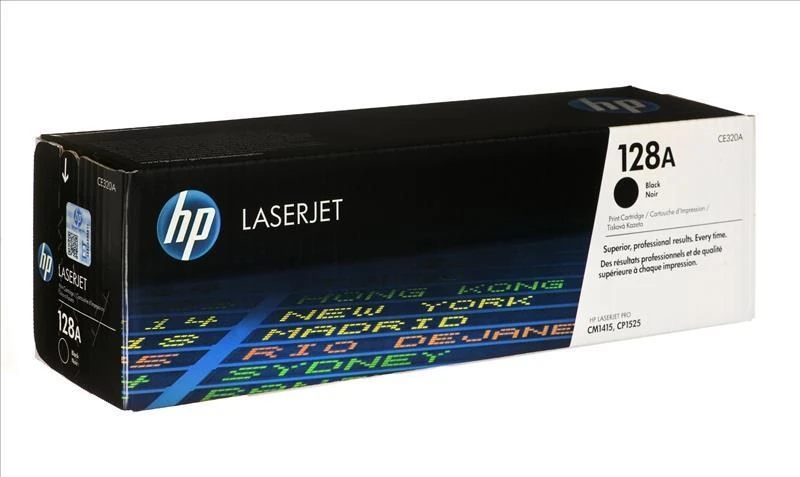 Hewlett Packard (HP) HP 128A, skirtas Color LaserJet CM1415/CP1525 serijai Toneris Juodas (2 000 puslapių)