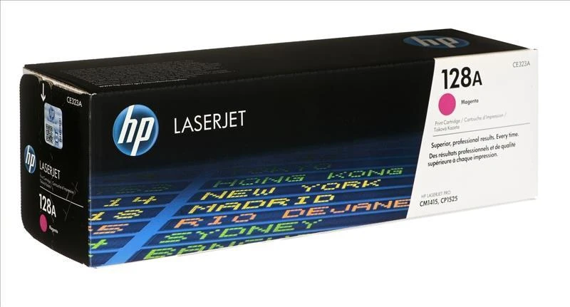 Hewlett Packard (HP) HP 128A, skirtas Color LaserJet CM1415 / CP1525 serijai Toneris Magenta (1 300 puslapių)