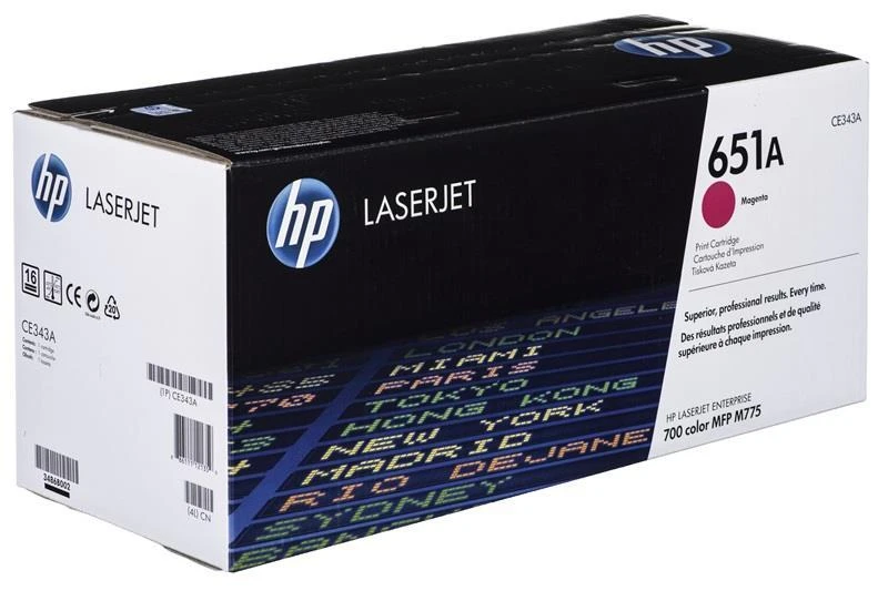 Hewlett Packard (HP) HP Toneris Magenta 651A, skirta Enterprise700 Color (16 000 puslapių)