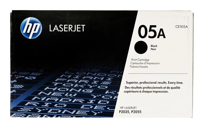 Hewlett Packard (HP) HP 05A Juodas kasetė, 2300 puslapių, skirta HP LaserJet P2035, 2055