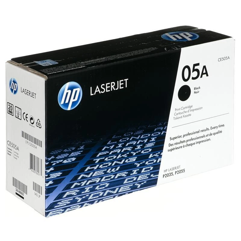 Hewlett Packard (HP) HP 05A Juodas kasetė, 2300 puslapių, skirta HP LaserJet P2035, 2055