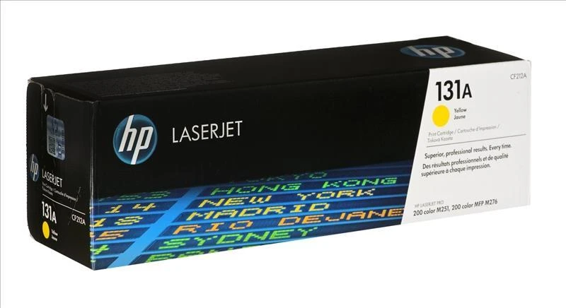 Hewlett Packard (HP) HP 131A Geltona Toneris Cartridge, 1800 pages, for HP LaserJet Pro 200 M276n, M276nw