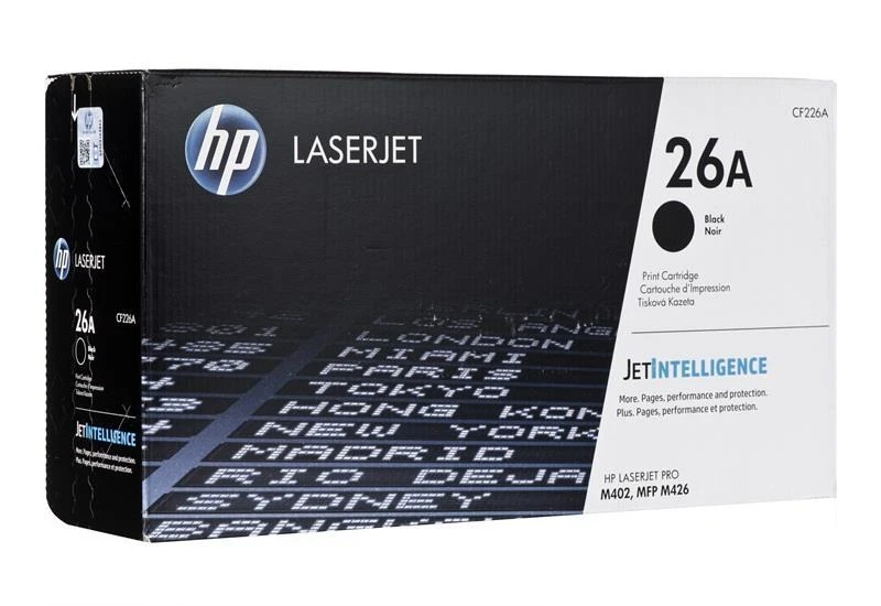 Hewlett Packard (HP) HP 26A Juodas lazerinis Toneris Cartridge, 3100 pages, for HP LaserJet Pro M402, Pro M426