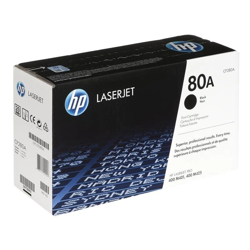 Hewlett Packard (HP) HP 80A Juodas Toneris Cartridge, 2700 pages, for LaserJet Pro 400 M425 Series