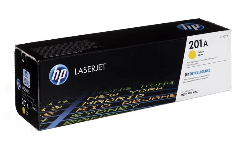 Hewlett Packard (HP) HP 201A Geltona lazerinis Toneris Cartridge, 1330 pages, for HP Color LaserJet 277, Pro M252