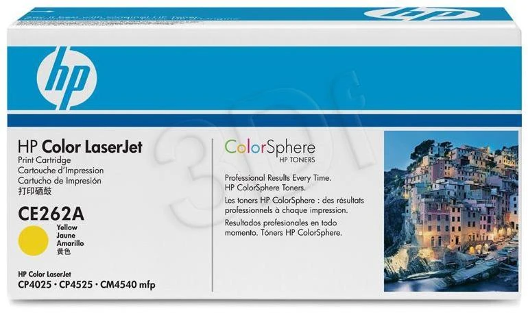 Hewlett Packard (HP) HP Color Laserjet CP4025/4525 series Toneris Geltona (11 000 puslapių)