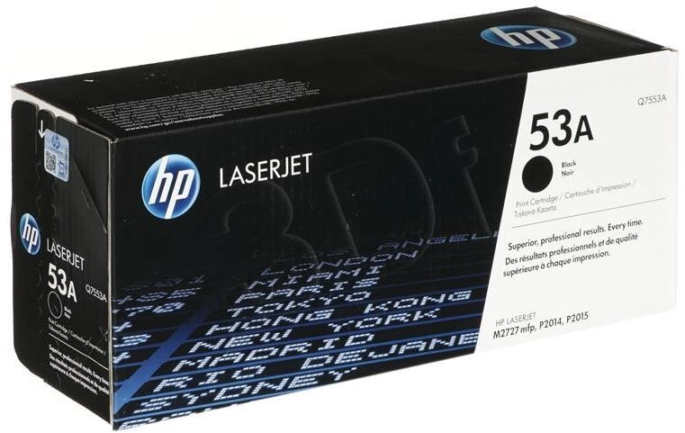 Hewlett Packard (HP) „HP Toneris Juodas 53A“, skirtas LaserJet P2015 (3 000 puslapių)