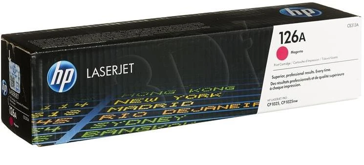 Hewlett Packard (HP) HP 126A purpurinė tonerio kasetė, 1000 puslapių, skirta „Color LaserJet CP1025“, „Pro 100“, „Pro 200“, „M275“ serijoms