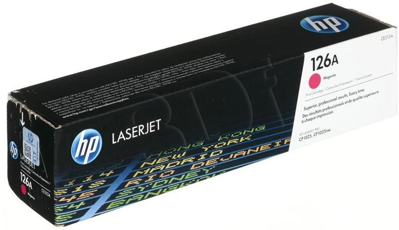 Hewlett Packard (HP) HP 126A purpurinė tonerio kasetė, 1000 puslapių, skirta „Color LaserJet CP1025“, „Pro 100“, „Pro 200“, „M275“ serijoms