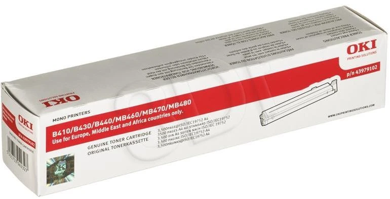 OKI toner juodas for B410 B430 B440 MB460 MB470 MB480 3.500pages