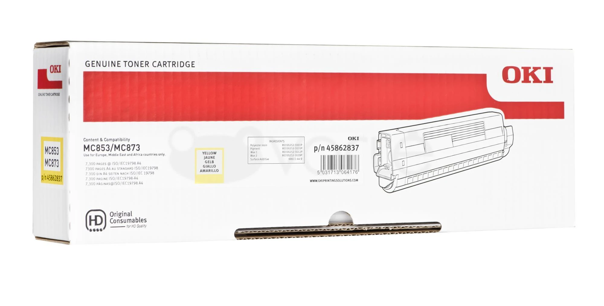 OKI MC853/873 purpurinis dažiklis 7,3K
