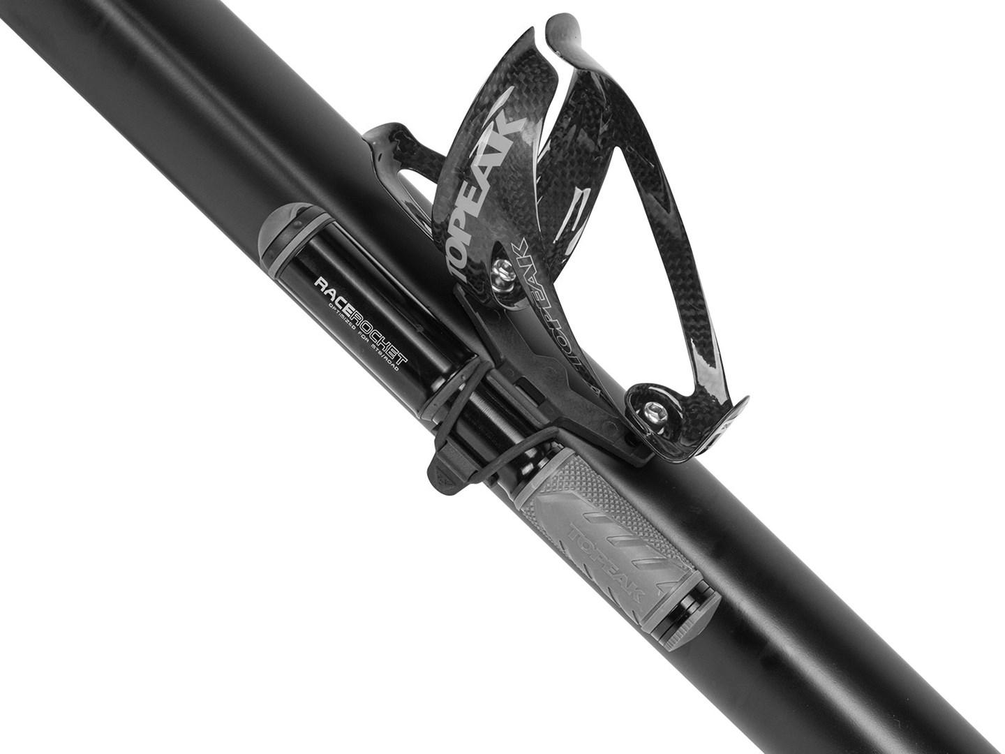 Topeak Racerocket rankinis siurblys Juodas