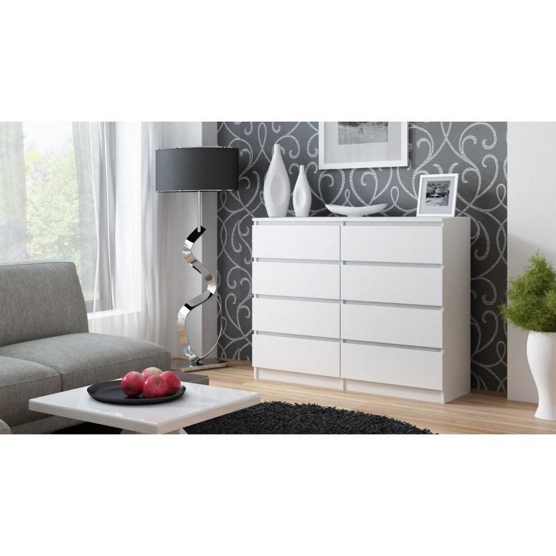 Top E Shop komoda - Topeshop M8 120 Balta