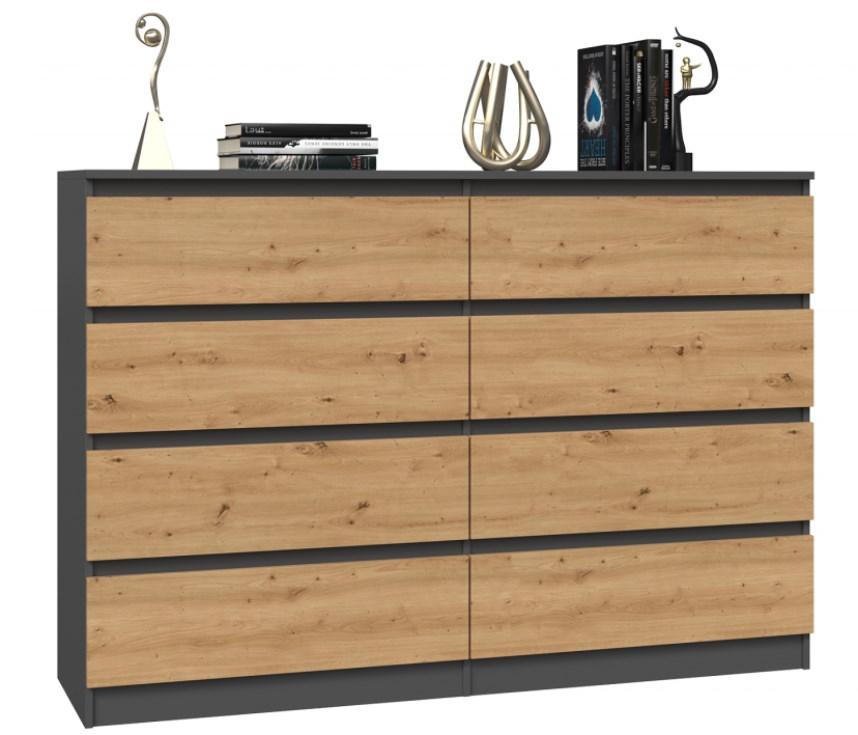 Top E Shop Topeshop M8 140 ANT/ART KPL komoda