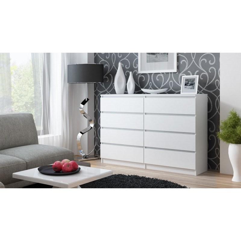 Top E Shop Baldų Komplektas - Topeshop M8 140 Biel, Balta