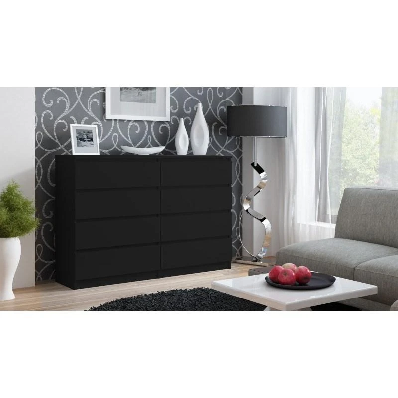 Top E Shop Komoda - Topeshop M8 140 Juoda