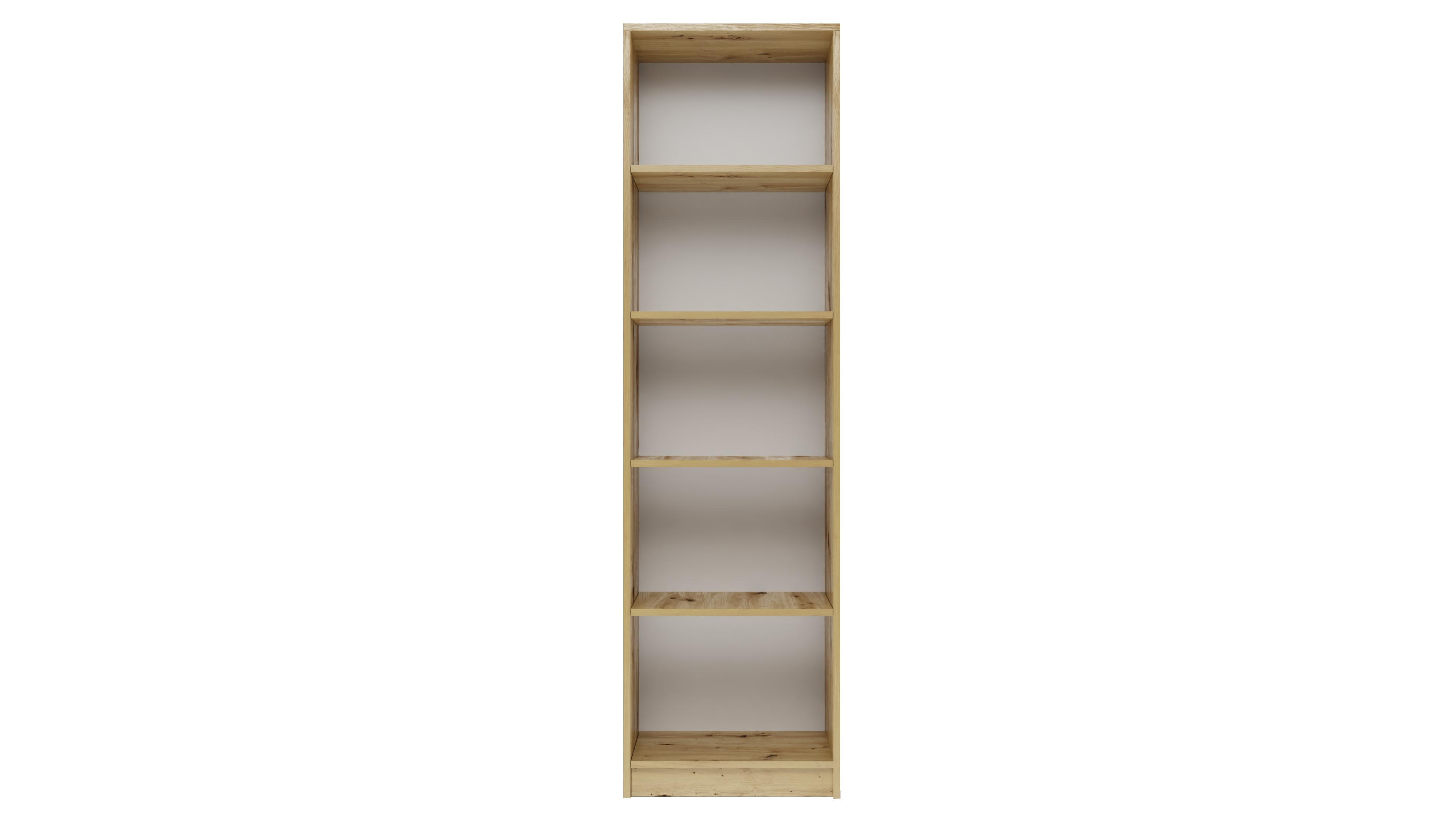 Top E Shop Knygų Lentyna - Topeshop R50 Artisan, Pilka