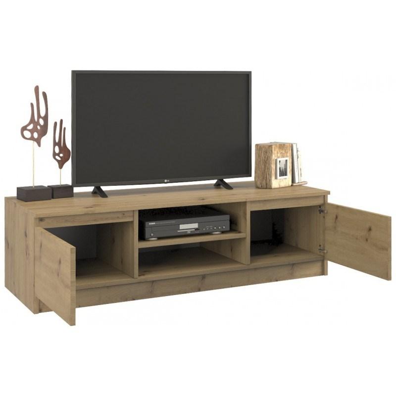 Top E Shop Televizoriaus Stovas - Topeshop RTV120 Artisan, Pilkas