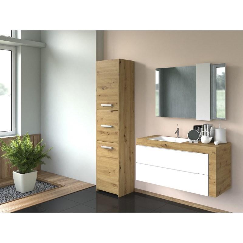 Top E Shop Vonios Spintelė - Topeshop S43 Artisan Ąžuolas