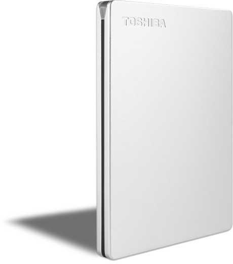 Kietasis diskas TOSHIBA Canvio Slim 1TB USB 3.2 Sidabrinis