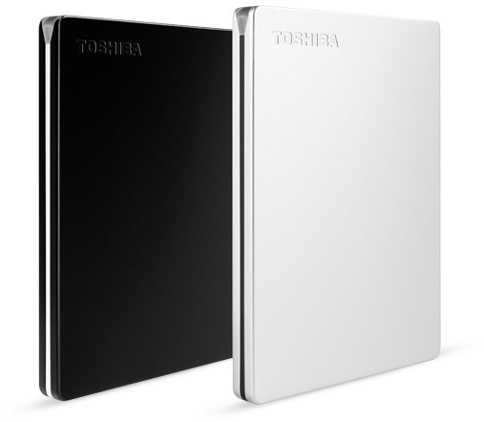 Kietasis diskas TOSHIBA Canvio Slim 1TB USB 3.2 Sidabrinis