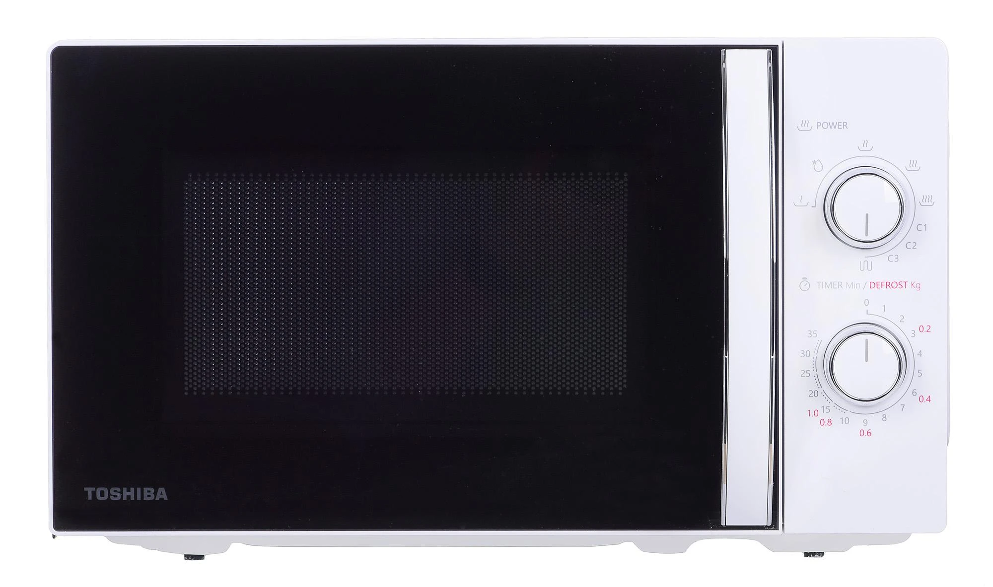 Toshiba MW-MG20P Stalviršis Kombinuota mikrobangų krosnelė 20 L 800 W Juoda, Balta