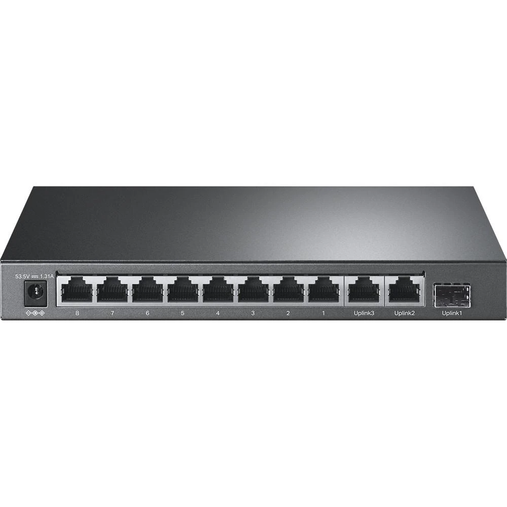Šakotuvas TP-LINK | 8 prievadų 10/100 Mbps+3 prievadų Gigabit stalinio kompiuterio jungiklis su 8 prievadų PoE+ | TL-SL1311P | Nevaldomas | Darbalaukis | 60 mėn.