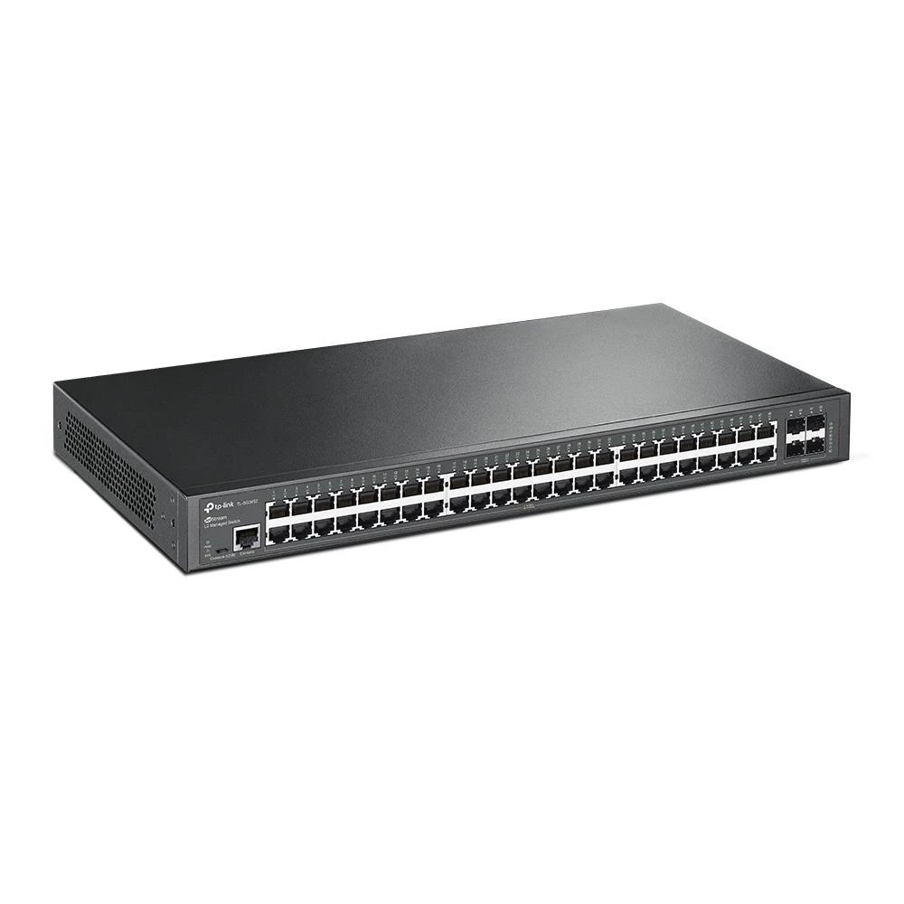 Šakotuvas TP-LINK | Jungiklis | T2600G-52TS | Tvarkoma L2 | Montuojamas ant stovo | Gigabit Ethernet (vario) jungtys kiekis 48 | SFP jungtys kiekis 4 | 36 mėn.