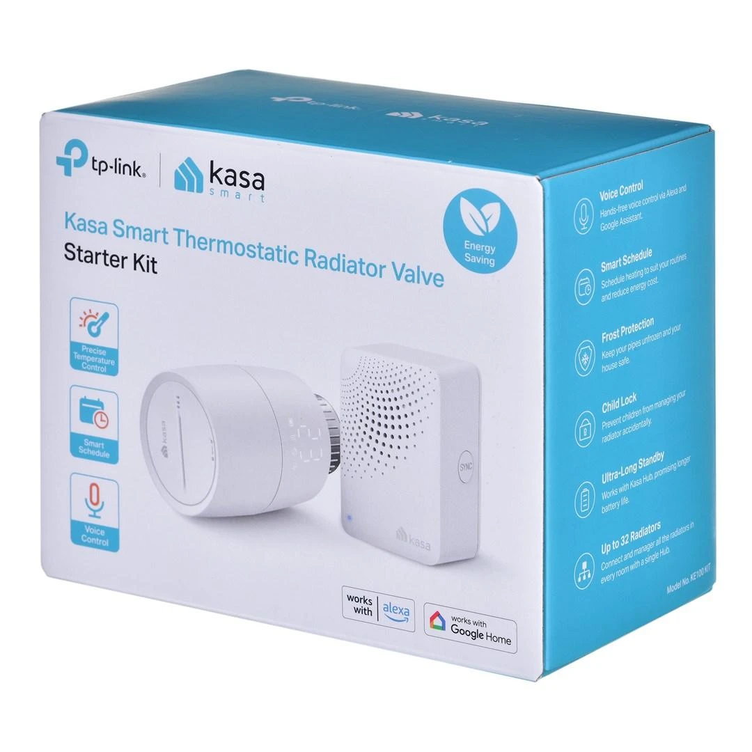TP-LINK TP-LINK Kasa išmanusis termostatas KE100 rinkinys (KE100 rinkinys)
