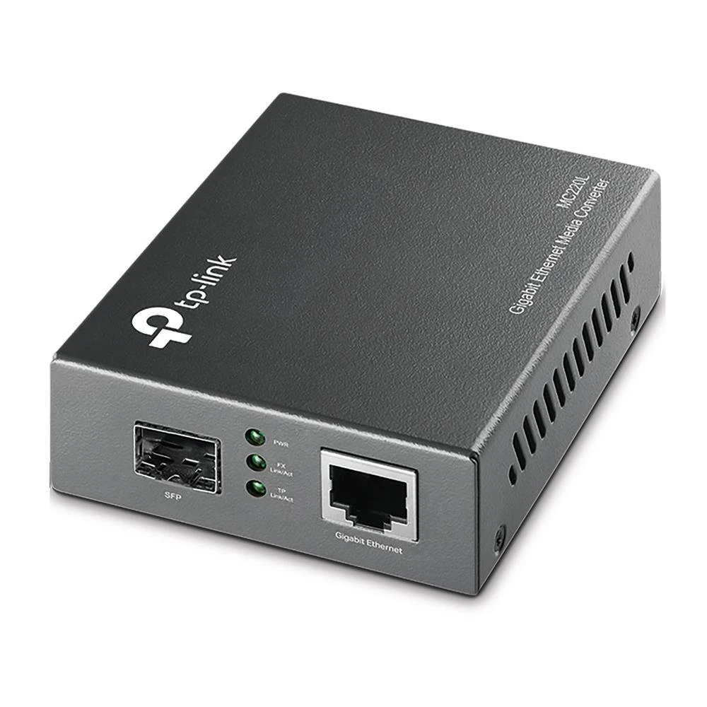 TP-Link MC220L media konverteris su SFP ir RJ45 jungtimis